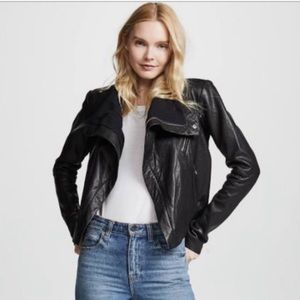 veda leather biker jacket
